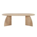 Τραπεζάκι σαλονιού Melina Megapap χρώμα sapphire oak 120x60x40εκ.