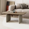 Pietra Megapap melamine coffee table in sepet oak - sandstone color 100x60x41.8cm.