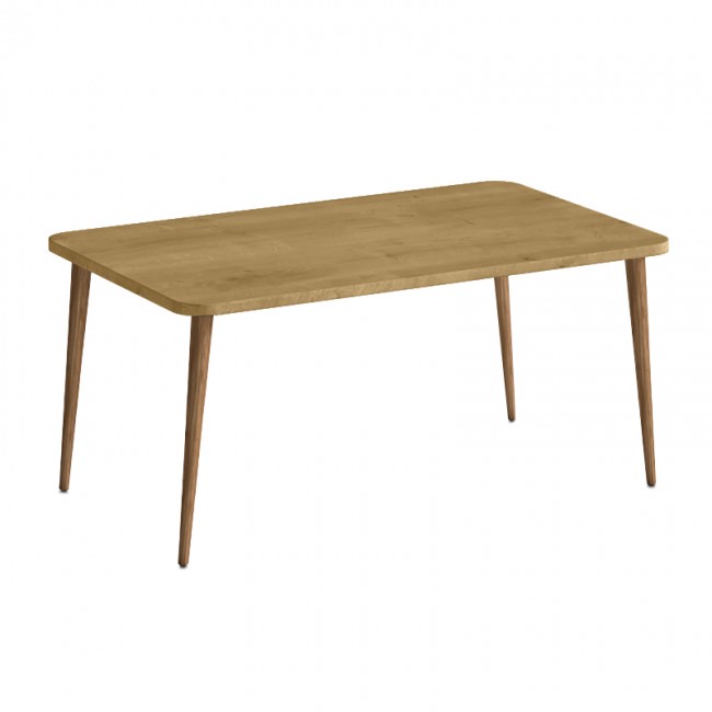 Plane Megapap melamine coffee table in sapphire oak color 90x55x41cm.