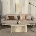 Ravey Megapap melamine coffee table in travertine color 120x60x39.8cm.