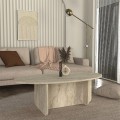 Ravey Megapap melamine coffee table in travertine color 120x60x39.8cm.