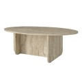 Ravey Megapap melamine coffee table in travertine color 120x60x39.8cm.