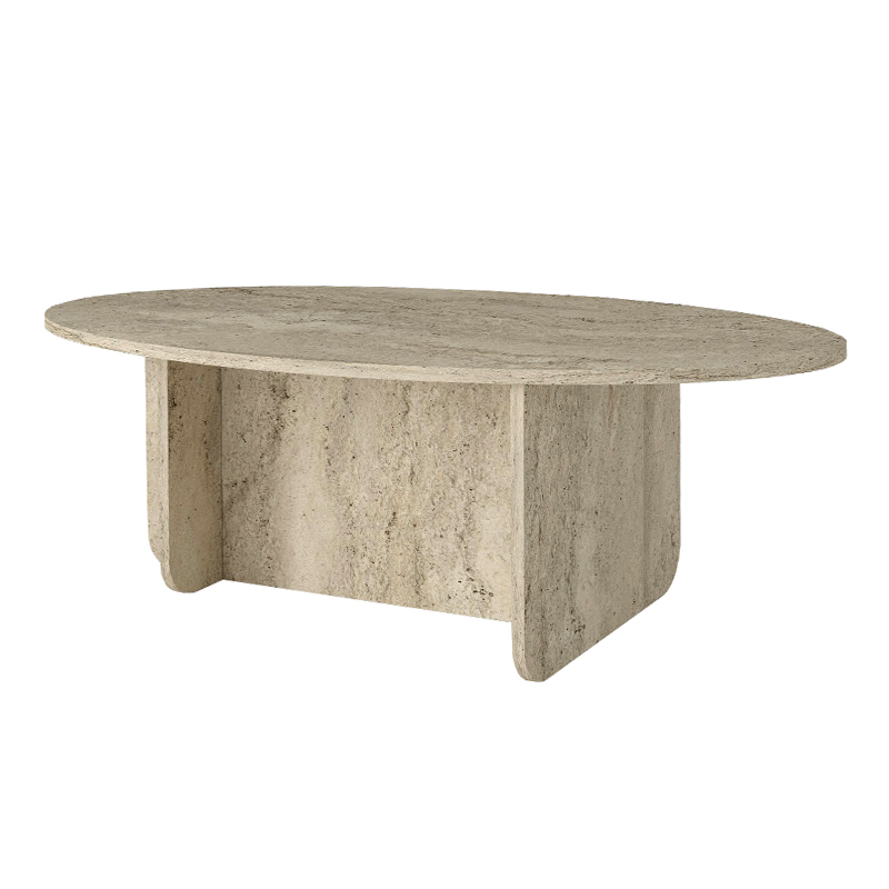 Ravey Megapap melamine coffee table in travertine color 120x60x39.8cm.