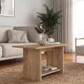 Τραπεζάκι σαλονιού Rema Megapap χρώμα sepet oak 80x40x41,8εκ.