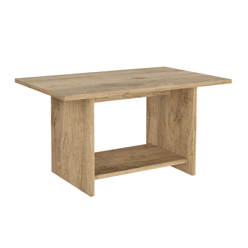 Τραπεζάκι σαλονιού Rema Megapap χρώμα sepet oak 80x40x41,8εκ.
