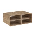 Τραπεζάκι σαλονιού Rovel Megapap χρώμα sepet oak 80,3x50x32,5εκ.