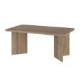 Sam Megapap melamine coffee table in light walnut color 100x60x41.8cm.