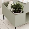Vena Megapap melamine coffee table in ash green color 100x60x42cm.