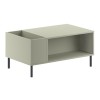 Vena Megapap melamine coffee table in ash green color 100x60x42cm.
