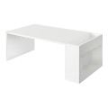 View Megapap melamine coffee table in white color 95x50x34cm.