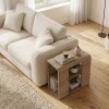 Τραπεζάκι βοηθητικό Colia Megapap χρώμα sepet oak 58x25x50εκ.