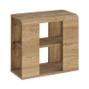 Τραπεζάκι βοηθητικό Colia Megapap χρώμα sepet oak 58x25x50εκ.