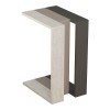Muju Megapap melamine side table in light mocha/antique white/anthracite color 30x40x57cm.