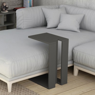 Muju Megapap melamine side table in anthracite color 30x40x57cm.
