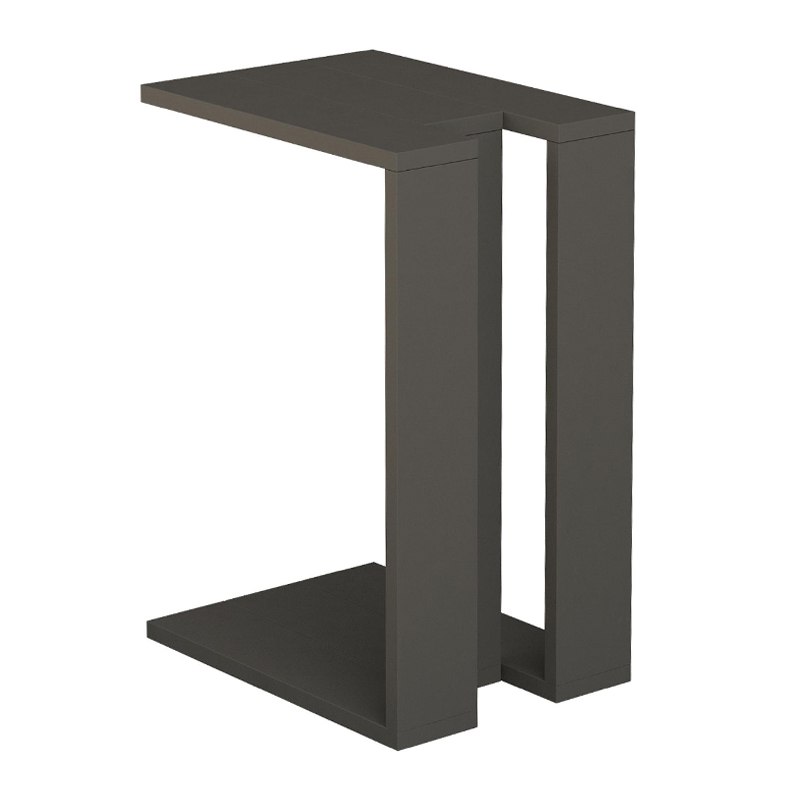 Muju Megapap melamine side table in anthracite color 30x40x57cm.