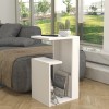 Τραπεζάκι βοηθητικό Rosana Megapap χρώμα λευκό 35x29,5x60εκ.