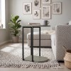 Roya Megapap melamine side table in ash green color 41.5x32x56cm.