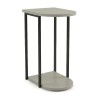 Roya Megapap melamine side table in ash green color 41.5x32x56cm.