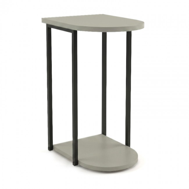 Roya Megapap melamine side table in ash green color 41.5x32x56cm.
