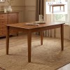 Adare Megapap table solid wood expandable in walnut color 140/180x78x77cm.