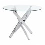 Aldo Megapap tempered glass - metal legs Ø100x75.5cm.