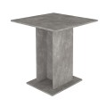Τραπέζι Allos Megapap χρώμα γκρι σκυροδέματος 75x75x77εκ.