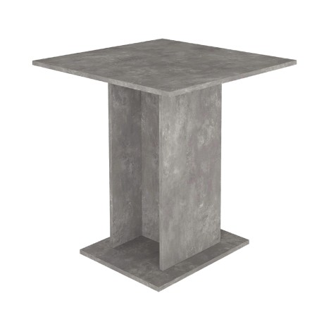 Τραπέζι Allos Megapap χρώμα γκρι σκυροδέματος 75x75x77εκ.