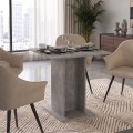 Τραπέζι Allos Megapap χρώμα γκρι σκυροδέματος 75x75x77εκ.