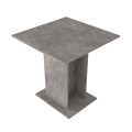 Τραπέζι Allos Megapap χρώμα γκρι σκυροδέματος 75x75x77εκ.