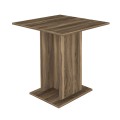 Τραπέζι Allos Megapap χρώμα καρυδί 75x75x77εκ.
