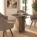 Τραπέζι Allos Megapap χρώμα καρυδί 75x75x77εκ.