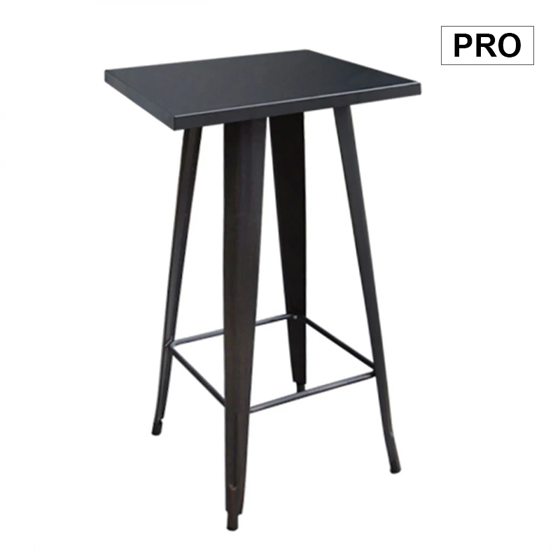 RELIX Bar Table 60x60 Steel Black