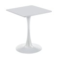 BREAK Table 60x60cm White Color, MDF-Metal