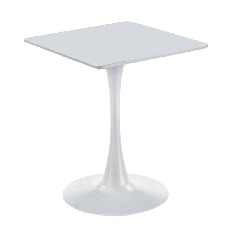 BREAK Table 60x60cm White Color, MDF-Metal