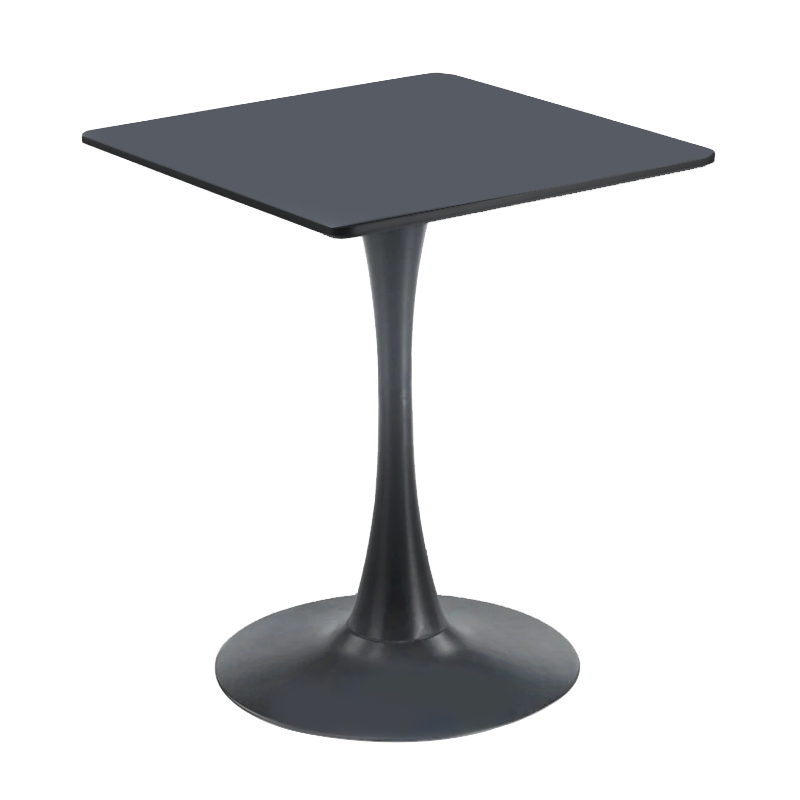 BREAK Table 60x60cm Black Color, MDF-Metal