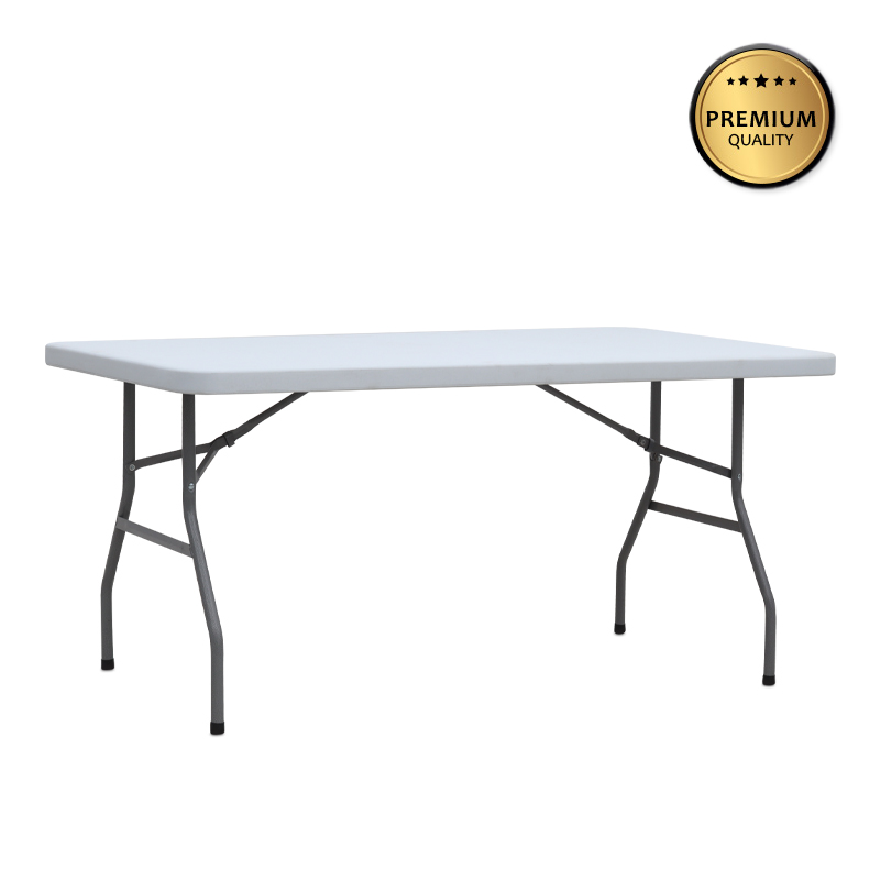 Capri Megapap folding catering - conference table - one-piece surface, ice white color, 152x76x74cm.