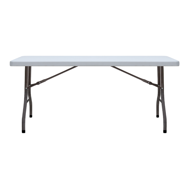 Capri Megapap folding catering - conference table - one-piece surface, ice white color, 152x76x74cm.