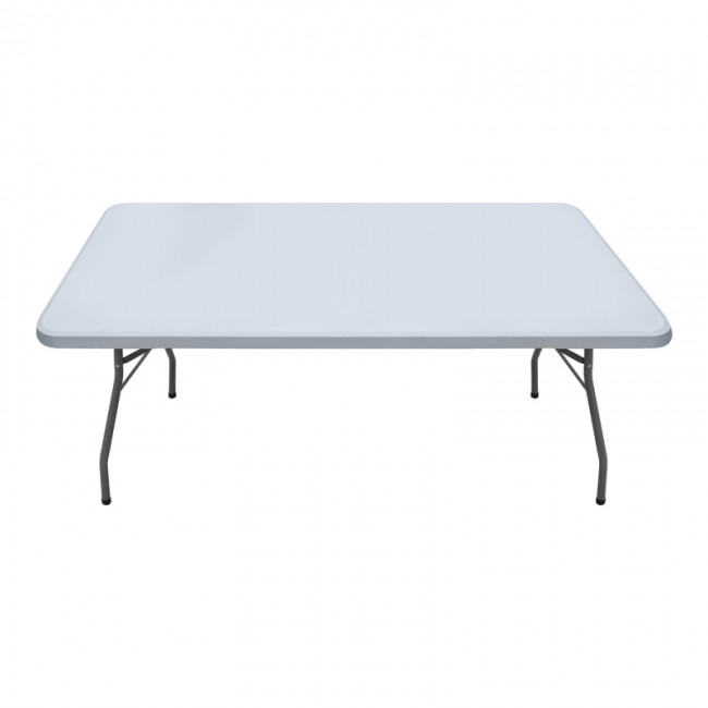 Τραπέζι catering - συνεδρίου Capri Megapap πτυσσόμενο - μονοκόμματη επιφάνεια χρώμα λευκό του πάγου 152x76x74εκ.