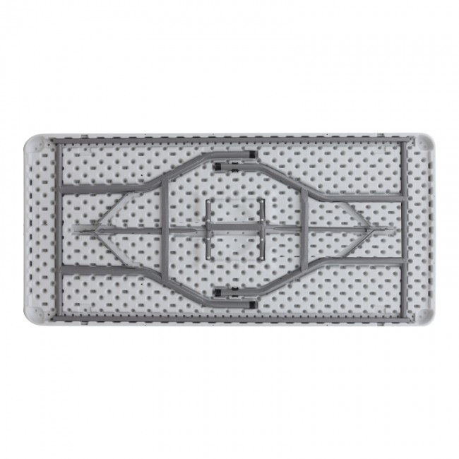 Τραπέζι catering - συνεδρίου Capri Megapap πτυσσόμενο - μονοκόμματη επιφάνεια χρώμα λευκό του πάγου 152x76x74εκ.