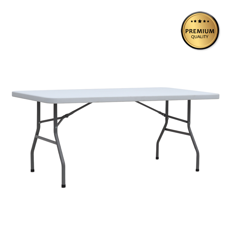 Capri Megapap folding catering - conference table - one-piece surface, ice white color, 183x76x74cm.