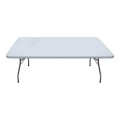Capri Megapap folding catering - conference table - one-piece surface, ice white color, 183x76x74cm.