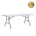 Capri Megapap folding catering - conference table - one-piece surface, ice white color, 198x90x74cm.