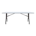 Capri Megapap folding catering - conference table - one-piece surface, ice white color, 198x90x74cm.