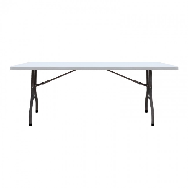Τραπέζι catering - συνεδρίου Capri Megapap πτυσσόμενο - μονοκόμματη επιφάνεια χρώμα λευκό του πάγου 198x90x74εκ.