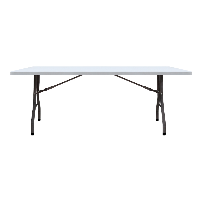 Capri Megapap folding catering - conference table - one-piece surface, ice white color, 198x90x74cm.