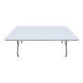 Capri Megapap folding catering - conference table - one-piece surface, ice white color, 198x90x74cm.