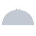 Capri Megapap folding catering - conference table - suitcase round color ice white Ø152x74cm.