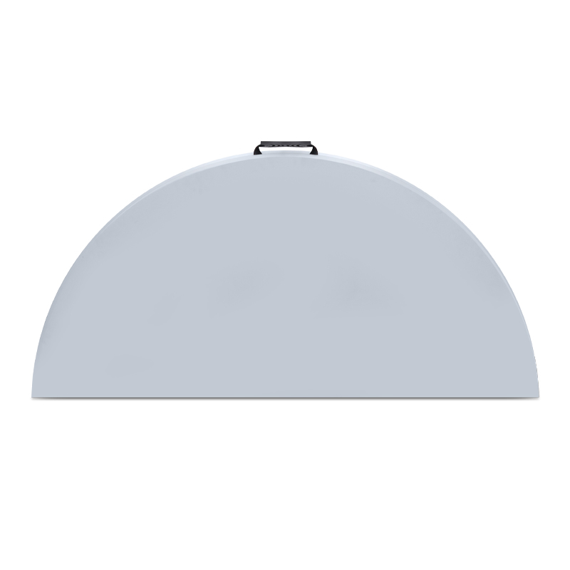 Capri Megapap folding catering - conference table - suitcase round color ice white Ø152x74cm.