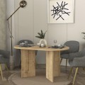 Cortado Megapap melamine dining table in sapphire oak color 138x80x75cm.