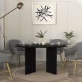 Cortado Megapap melamine dining table in sencron black color 138x80x75cm.